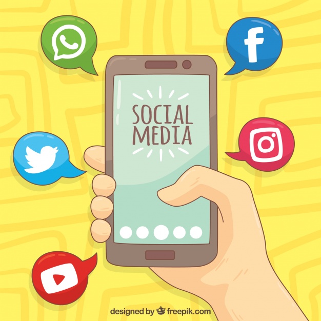 hand-drawn-background-with-mobile-and-social-network-icons_23-2147604053